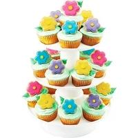 Wilton Stacked 3-Tier Cupcake and Dessert Tower Display Stand