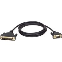 Tripp Lite P404-006 6-ft AT Serial Modem Gold Cable - (DB25 to DB9 M/F)