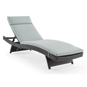 Crosley Furniture Biscayne Chaise Lounge With Mist Cushion