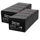 12V 7.2AH SLA Battery Replaces Trio Lightning TL930035 - 8 Pack - image 1 of 6