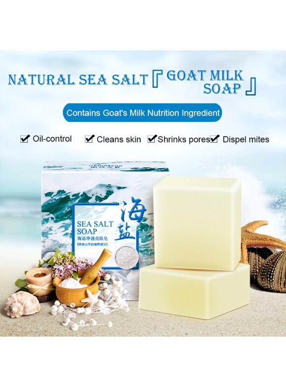 New Quickly Remove Mites Repair Skin Mite Soap Rich In Sea Salt Nourish Personal Care Product