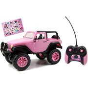 Jada Toys GirlMazing 1/16 Scale Remote Control Pink Jeep