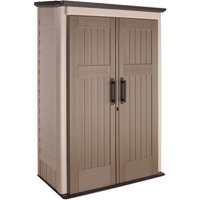 Rubbermaid 4' x 2.5' Outdoor Resin Storage Shed, Beige