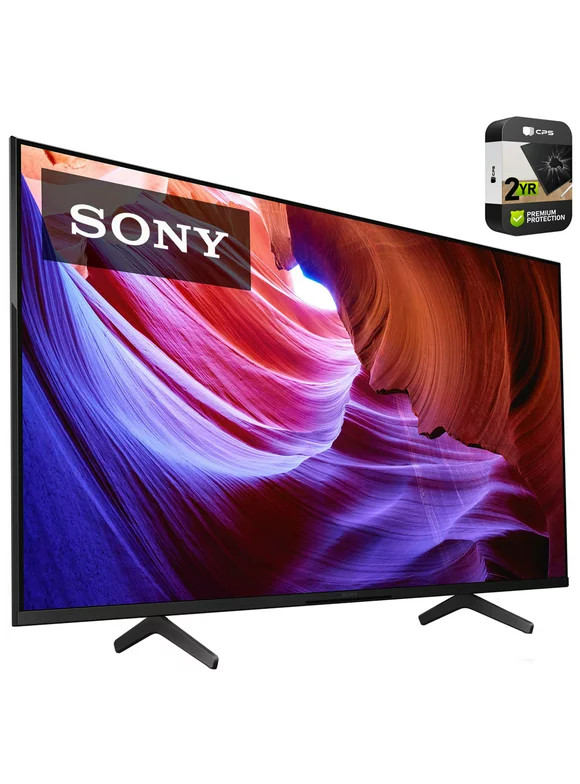 Sony KD75X85K 75 inch X85K 4K HDR LED TV with smart Google TV 2022 Model Bundle with Premium 2 YR CPS Enhanced Protection Pack
