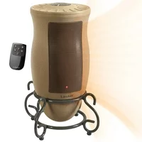 Lasko 1500W Designer Series Ceramic Space Heater with Remote, 6435, Beige
