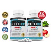 Pure Keto XP Max 1200MG Keto Diet Pills Real BHB Salts Advanced Ketogenic Supplement Exogenous Ketones Ketosis Weight Loss Fat Burner Carb Blocker Appetite Suppressant Men Women 2 Bottles
