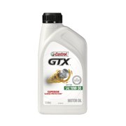 (2 Pack) Castrol GTX 10W-30 Conventional Motor Oil, 1 qt.