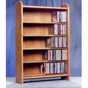 The Wood Shed 502 CD Cabinet - Dark