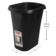 Rubbermaid 3 Gallon Plastic Home/Office Wastebasket Trash Can or Recycling Bin