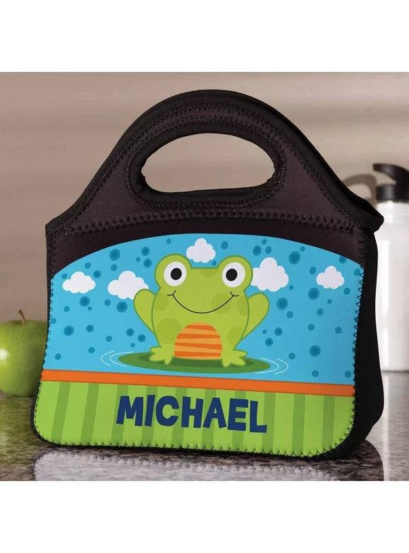 Personalized Sweet Frog Kids Lunch Bag