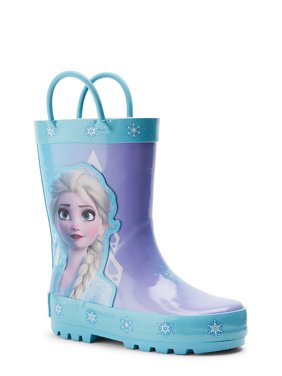 Disney Frozen 2 Anna and Elsa Snowflake Rain Boot (Toddler Girls & Little Girls)