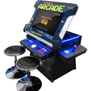 Creative Arcades 1,162 Game 2 Player Commercial Cocktail Table Arcade Machine | 26" LCD Monitor | Trackball | Three-Sided | 4 Sanwa Joysticks | 2 Stools | 3-Year Warranty