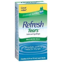Refresh Tears, Lubricant Eye Drops, 2 Bottles 0.5 fl oz (
