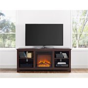 Ameriwood Home Edgewood TV Console with Fireplace for TVs up to 60", Multiple Finishes
