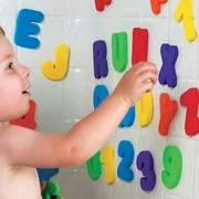 Meihuida Baby Kids 36pcs Sponge Foam Letters amp; Number Floating Bath Tub Swimming Play Toy