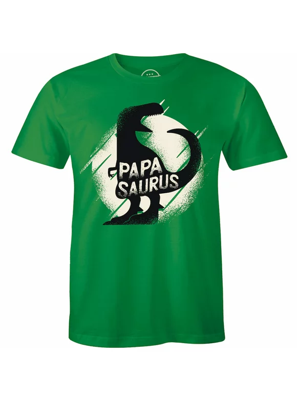 Papasaurus Funny Dinosaurs Papa Dad Daddy Mens Fathers Day Gift Idea T-Shirt