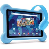 RCA Android Tablet Bundle (10 Tablet, Audio Books, Bumper Case, Headphones)  Disney Edition (Blue)