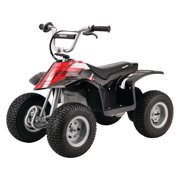 Razor Dirt Quad - 24V Electric 4-Wheeler ATV - Twist-Grip Variable-Speed Acceleration Control, Hand-Operated Disc Brake, 12" Knobby Air-Filled Tires