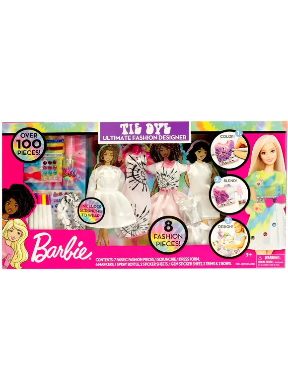Barbie Tie Dye Ultimate Fashion Doll Designer Playset, for Child Ages 3+
