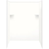 Transolid 60" x 36" x 72" Solid Surface Shower Wall Surround, Available in Various Colors
