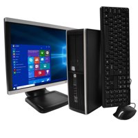 HP EliteDesk 8200 Desktop Computer, Intel Core i7, 16GB RAM, 1TB HD/SSD, DVD-ROM, Windows 10 Home, Black (Refurbished)