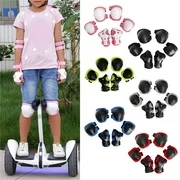 Kids Knee Pads and Elbow Pads with Wrist Guards Protective Gear Set for Skating Rollerblading Skateboard BMX Scooter Cycling Pink