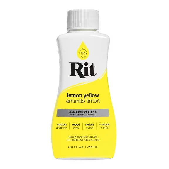 Rit 8 Fl. Oz. All-Purpose Liquid Dye-Lemon Yellow