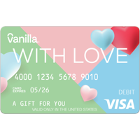 Vanilla Visa With Love eGift Cards (email delivery)