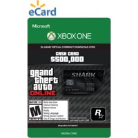 Grand Theft Auto Online: Bull Shark Cash Card, Xbox One, (Email Delivery)