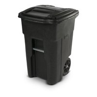 Toter 48 Gal. Trash Can Blackstone with Wheels and Lid