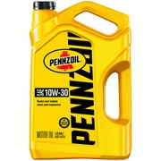 (3 Pack) Pennzoil Conventional 10W-30 Motor Oil, 5-quart bottle