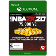 NBA 2K20 75,000 VC, 2K Games, Xbox [Digital Download]