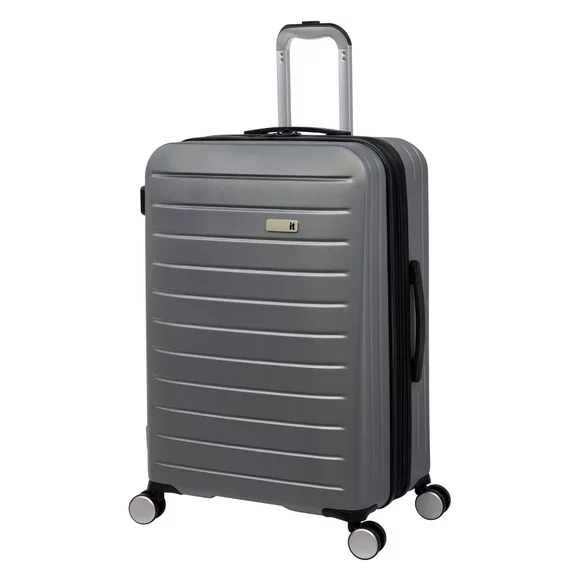 it luggage Legion 28" Hardside Checked 8 Wheel Expandable Spinner, Silver