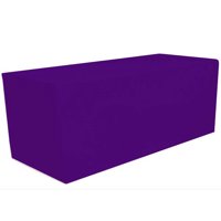 Gowinex Purple 4 ft x 2.5 ft Fitted Polyester Tablecloth Table Cover