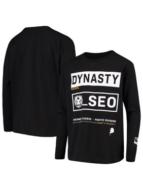 Seoul Dynasty Youth Overwatch League Double Down Long Sleeve T-Shirt - Black