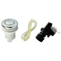 16A On Off Push Air Button Switch Whirlpool Jet Set Bath Spa Tubing Garbage Disposer Air Switch Button Kit Random Color