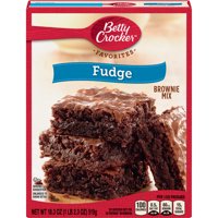 (2 pack) Betty Crocker Fudge Brownie Mix Family Size, 18.3 oz