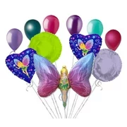 11 pc Fancy Fairy Balloon Bouquet Party Decoration Birthday Tinkerbell Inspired