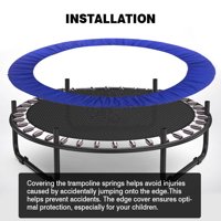 KANGYUANSHUAI Round Trampoline Replacement Safety Pad Tear-Resistant Edge Cover Spring Protector Frame
