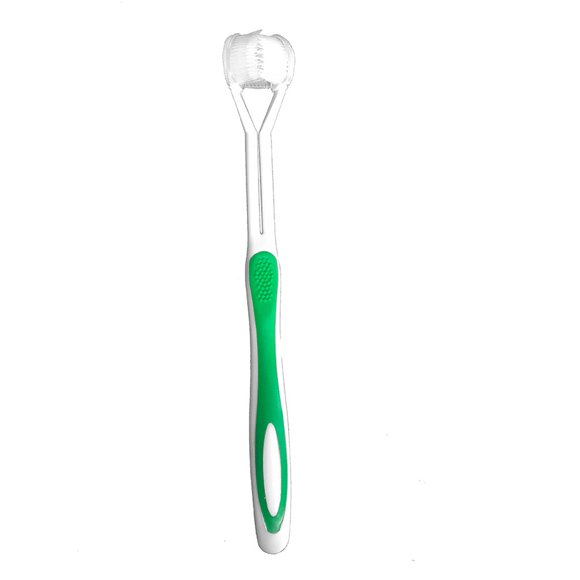 Besaacan Toothbrush on Sale Special Needs 3 Sided Toothbrush 360 Surround Toothbrush Complete Coverage Adult Personal Care Products Green