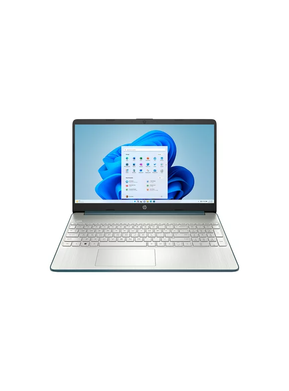 HP 15.6" Laptop, Intel Core i3-1115G4, 8GB RAM, 256GB SSD, Spruce Blue, Windows 11 Home in S mode, 15-dy2792wm