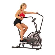 Sunny Health & Fitness Zephyr Air Bike, Fan Exercise Bike with Unlimited Resistance, Adjustable Handlebars - SF-B2715