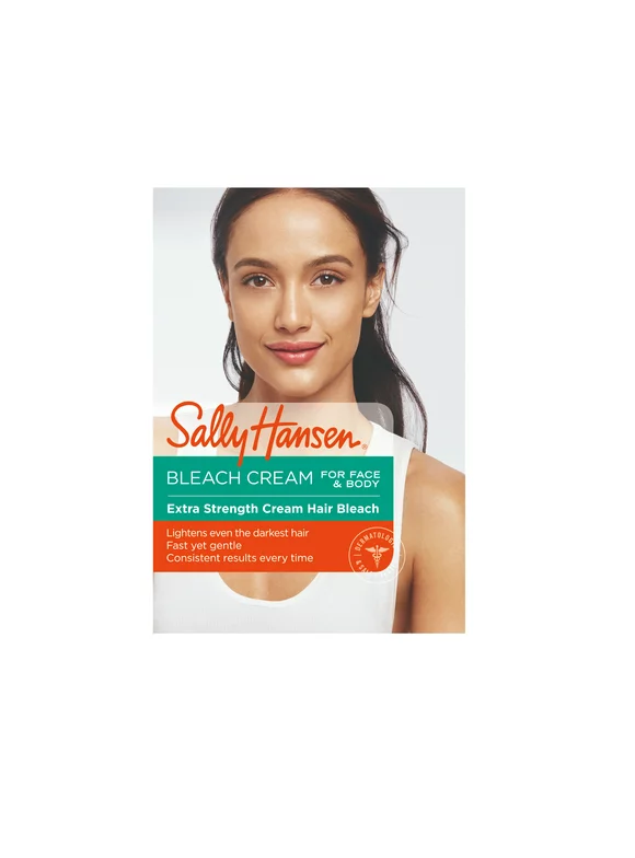 Sally Hansen Extra Strength Creme Hair Bleach For Face & Body Kit, 1.5 oz