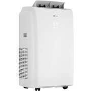 Vremi 12000 BTU Portable Air Conditioner with Heat Function for 300 to 350 Sq Ft Rooms - Powerful AC Unit with Cooling Fan, Wheels, Reusable Filter, Auto Shut Off and LED Display