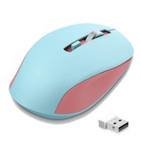 2.4GHz Cordless Wireless Mouse with Nano Receiver 3 Adjustable DPI Levels Optical Mice for Laptop Chromebook Computer Deskbook