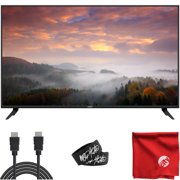 VIZIO V-Series 43-Inch 2160p 4K LED HDR Smart TV (V435-H11) HDMI, USB, Dolby Vision HDR, Voice Control Bundle with Circuit City 6-Foot High Definition 4K HDMI Cable, Microfiber Cloth & 2x Cable Ties