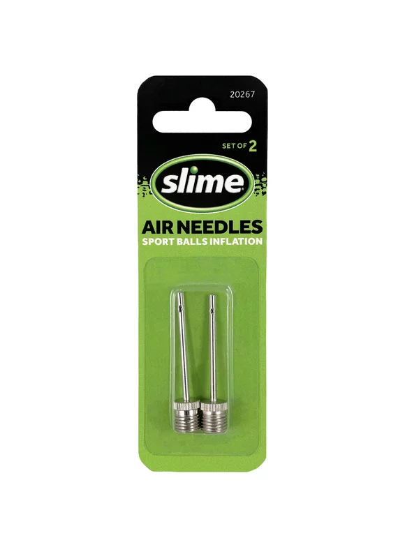 Slime Bicycle Tire Air Needles Plus Other Inflatables, 2 Pack - 20267