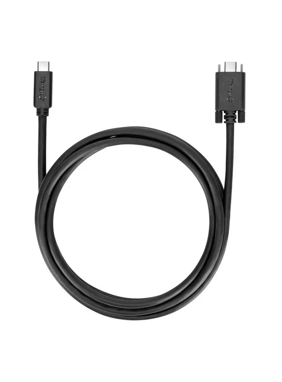 Targus 1M USB-C Male to USB-C Male 10Gbps Screw-in Cable - ACC1121GLX