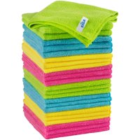 MR. SIGA Microfiber Cleaning Cloth,Pack of 24,Size:12.6" x 12.6"