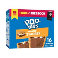Pop-Tarts Toaster Pastries, Breakfast Foods, Frosted S'mores, 27oz Box, 16 Toaster Pastries